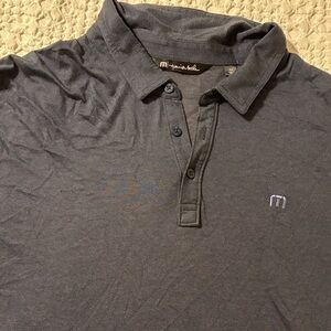 Travis Mathew Dark Gray Polo Shirt for Men